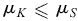 mu_K < mu_S